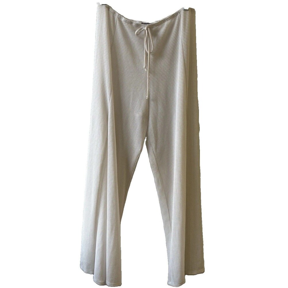 Jordan Taylor Women’s Ivory See through cover up- Wide-Leg Pants, Size XL
